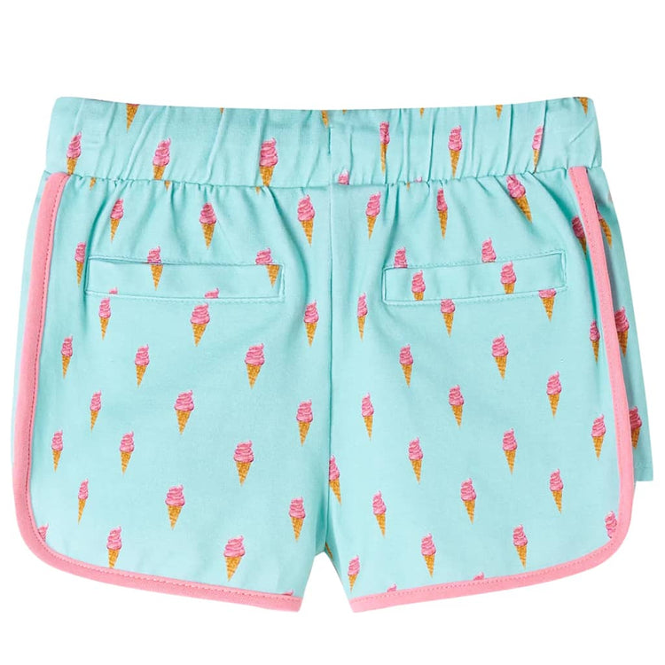 Vidaxl kindershorts met trekkoord 104 lichtmintkleurig