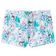 Vidaxl kindershorts met trekkoord 140 ecru en donkermint