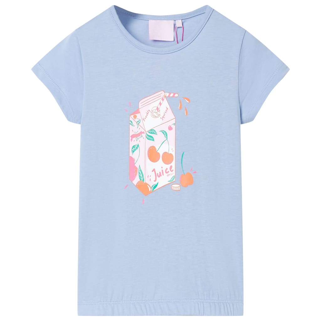 VidaXL Kindershirt 128 blauw