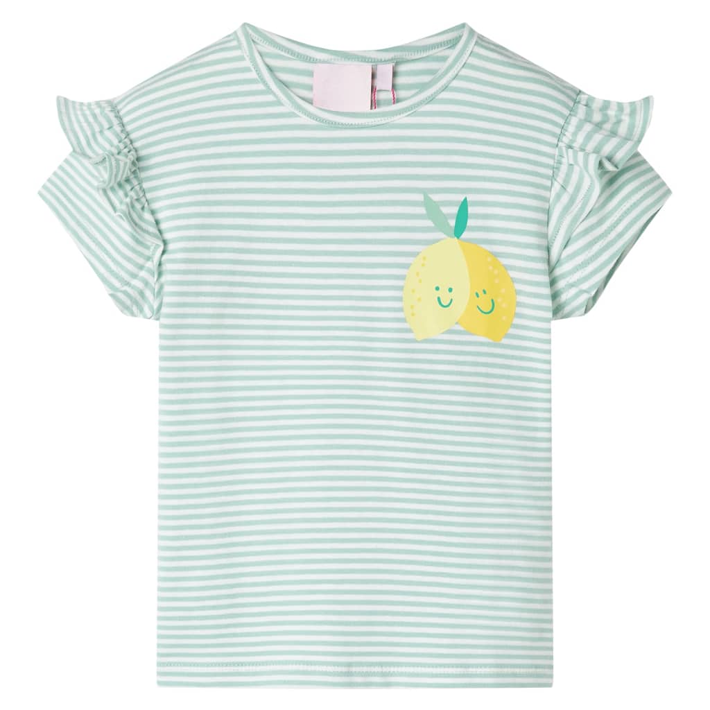 VidaXL Kindershirt 92 mintkleurig