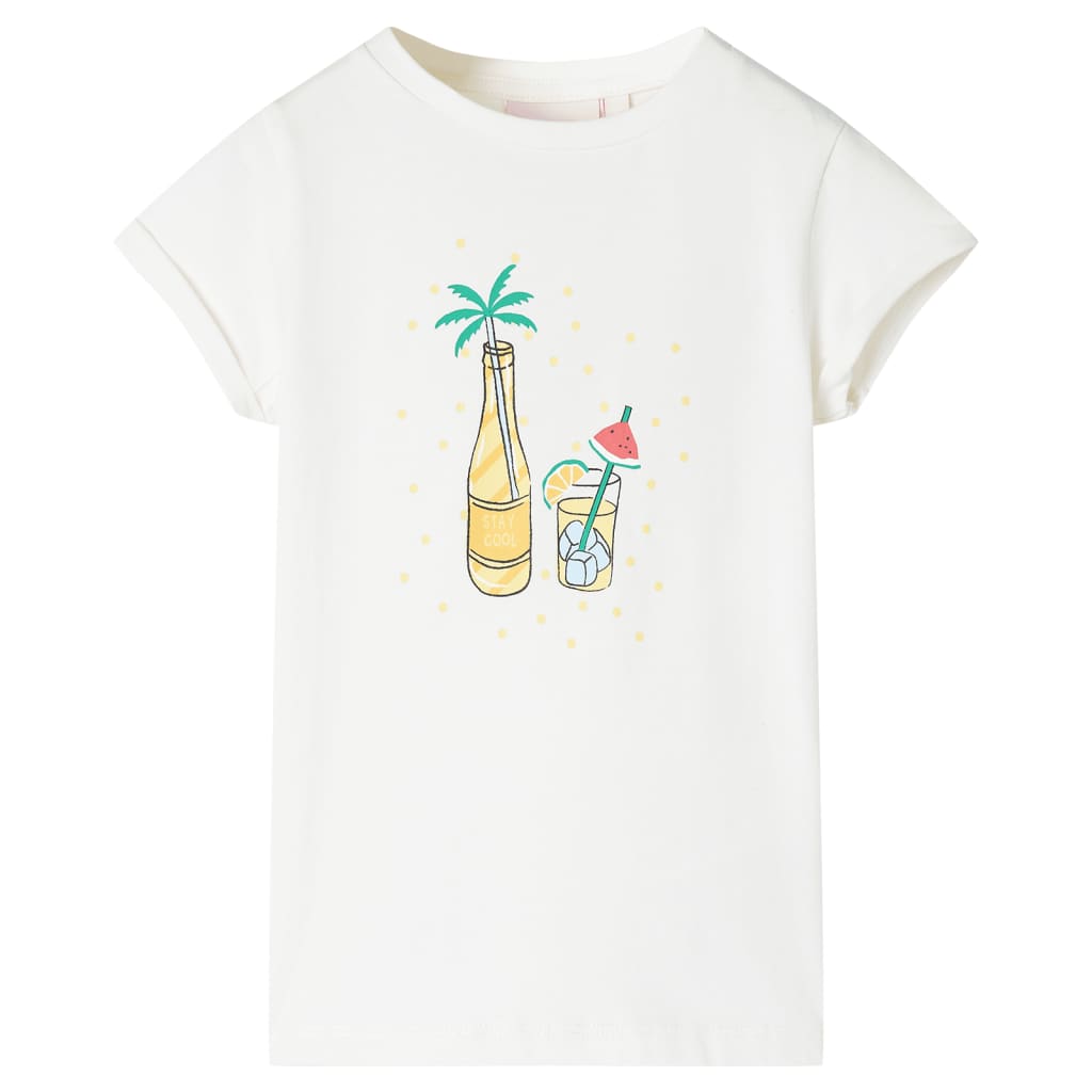 VidaXL Kindershirt 128 ecru