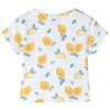 VidaXL Kindershirt met knoop in de zoom 140 ecru