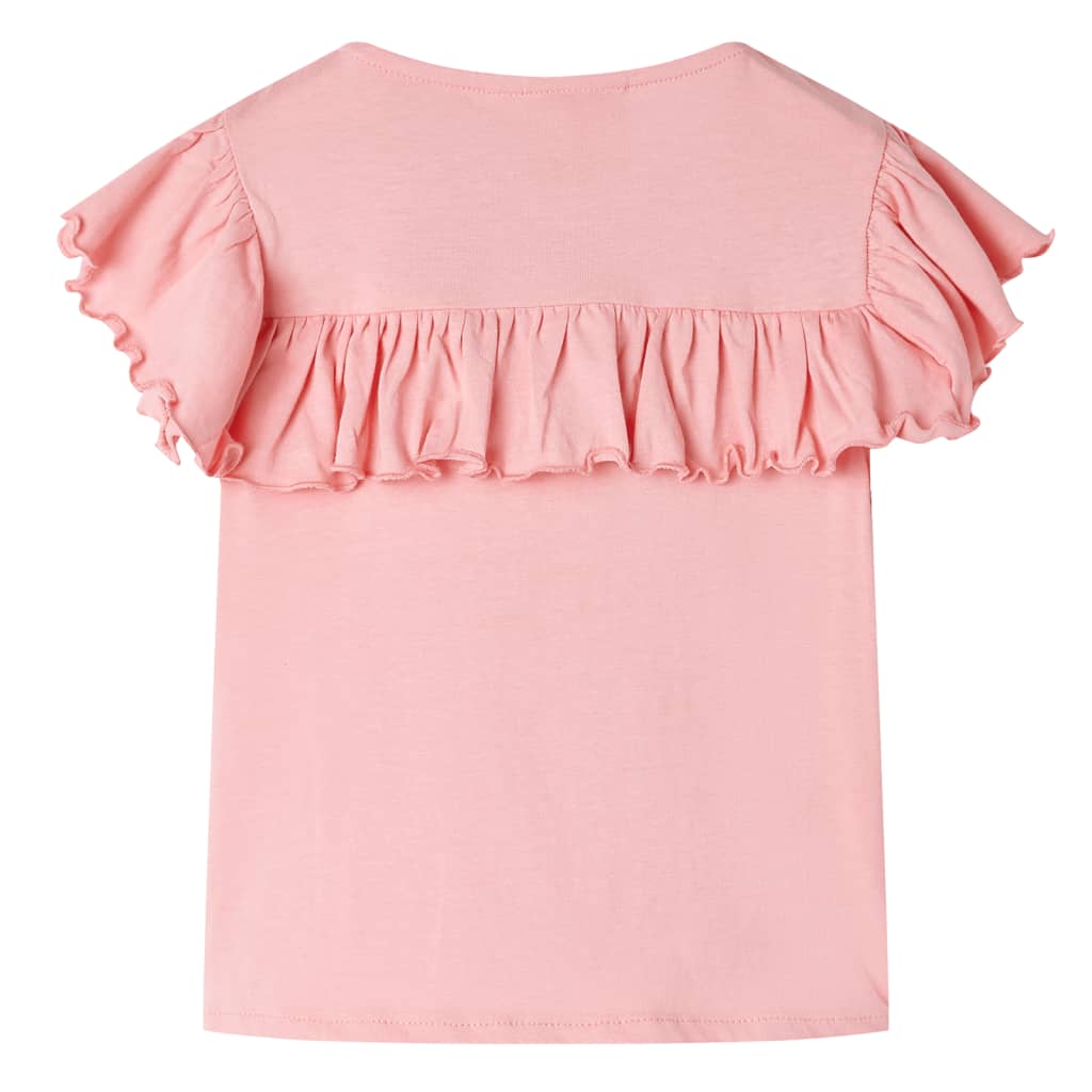 VidaXL Kindershirt 116 middelroze