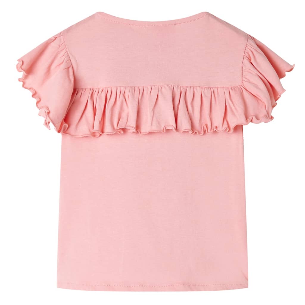 VidaXL Kindershirt 140 middelroze