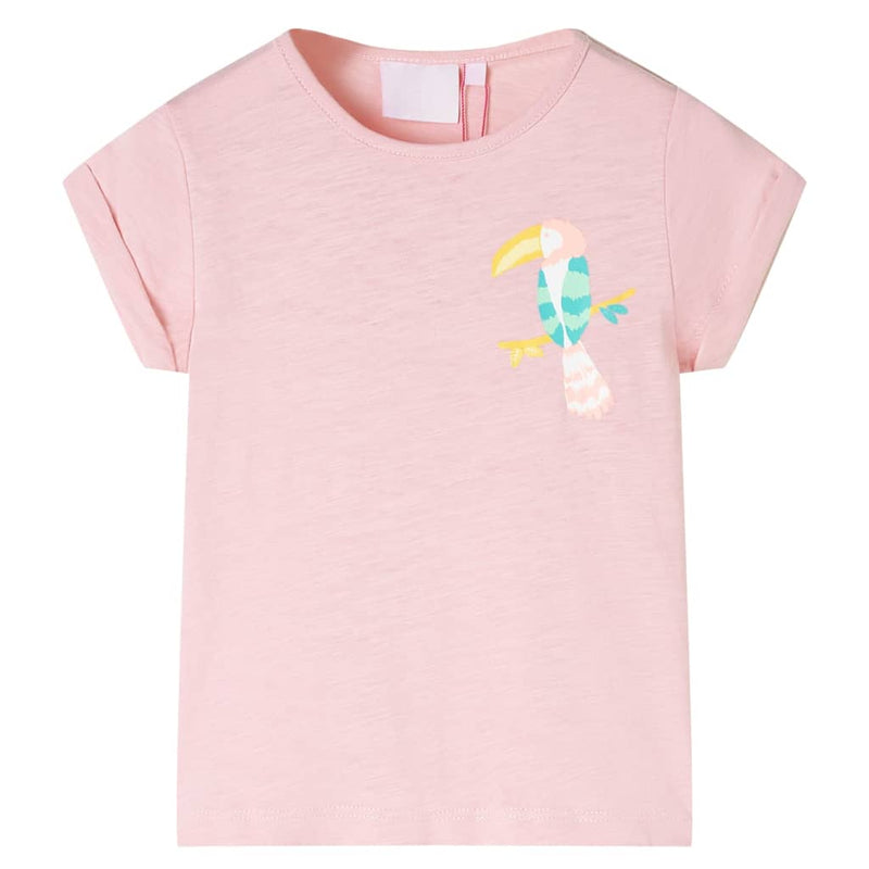 VidaXL Kindershirt 92 lichtroze