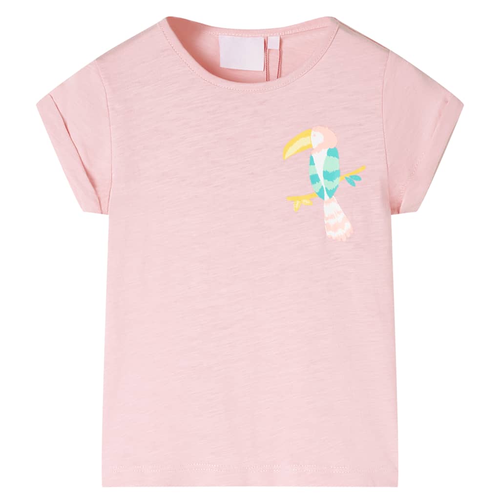 VidaXL Kindershirt 104 lichtroze