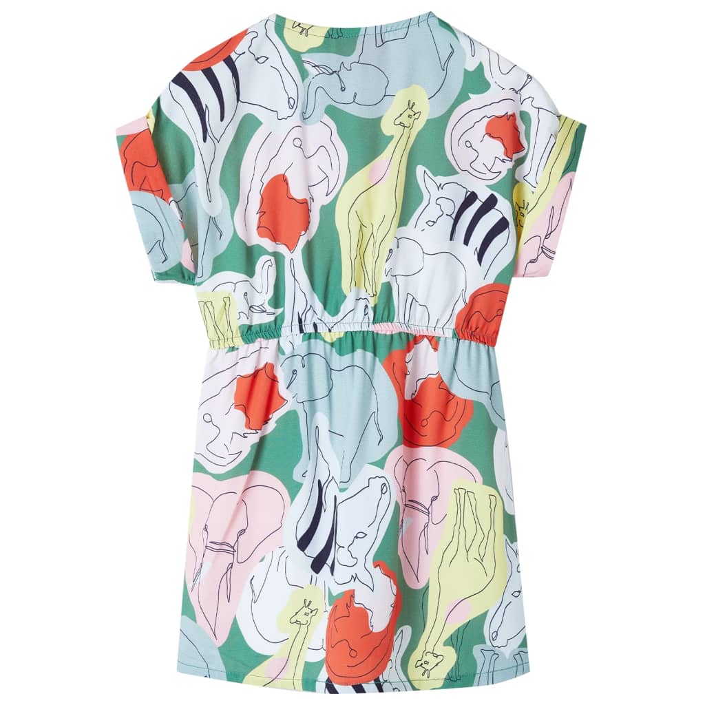Vidaxl kinderjurk 128 groen