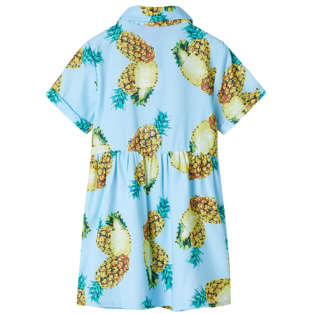 Vidaxl kinderjurk 116 blauw