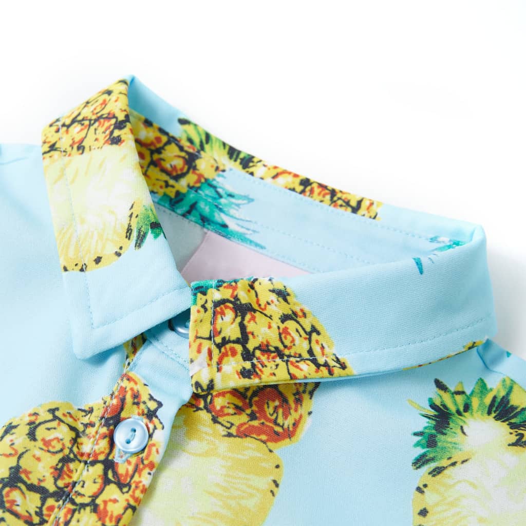 Vidaxl kinderjurk 140 blauw
