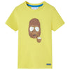 Vidaxl kindershirt met korte mouwen 92 geel