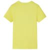 Vidaxl kindershirt met korte mouwen 92 geel