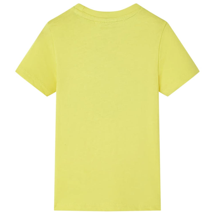 VidaXL Kindershirt met korte mouwen 104 geel