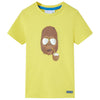 VidaXL Kindershirt met korte mouwen 116 geel