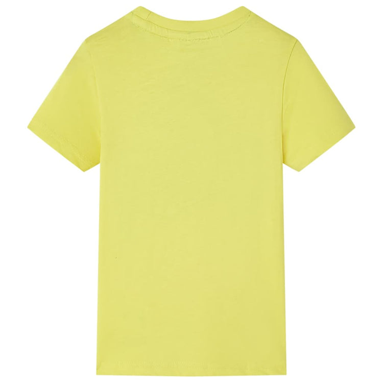 VidaXL Kindershirt met korte mouwen 116 geel