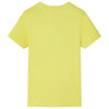 VidaXL Kindershirt met korte mouwen 128 geel