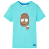 VidaXL Kindershirt met korte mouwen 104 zeeblauw
