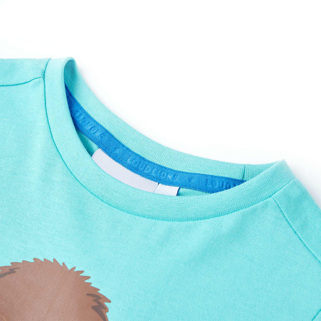 VidaXL Kindershirt met korte mouwen 104 zeeblauw