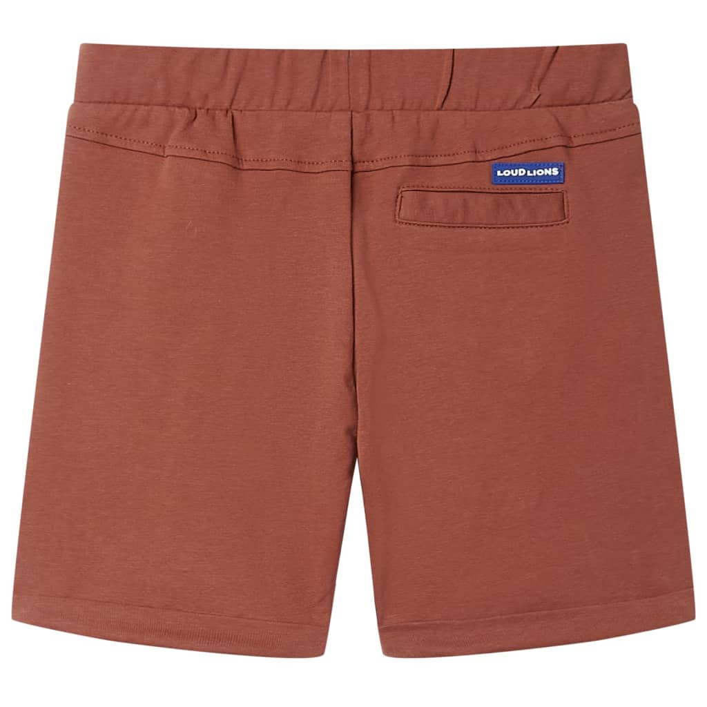 VidaXL Kindershorts met trekkoord 116 bruin