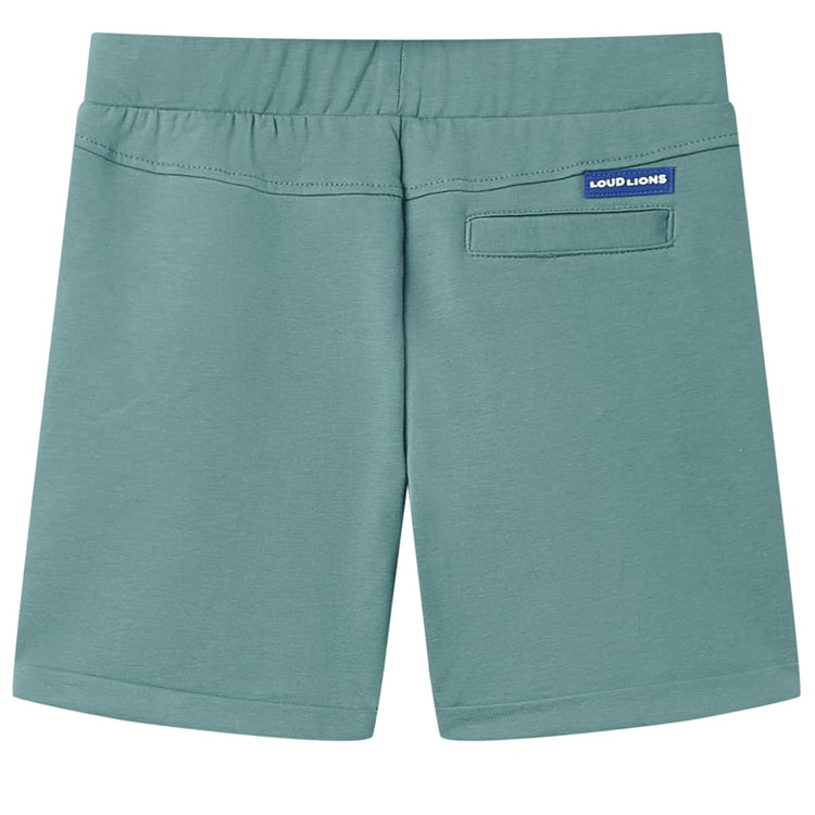 Vidaxl kindershort met trekkoord 92 oudpetrol