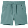 Vidaxl kindershorts met trekkoord 104 oudpetrol