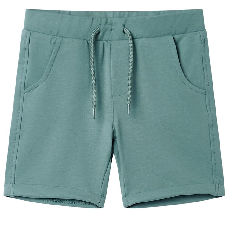 Vidaxl kindershorts met trekkoord 116 oudpetrol