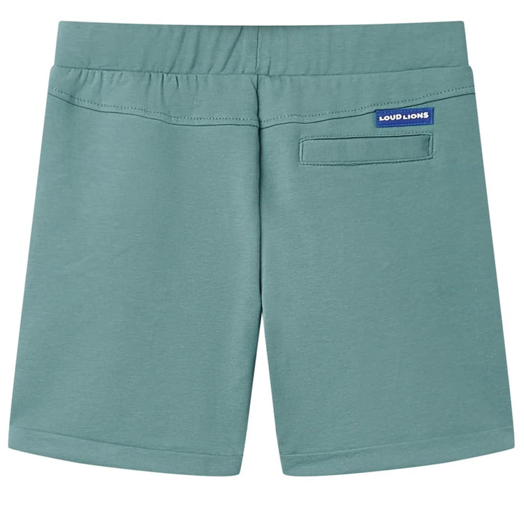 Vidaxl kindershorts met trekkoord 116 oudpetrol