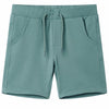 Vidaxl kindershorts met trekkoord 128 oudpetrol