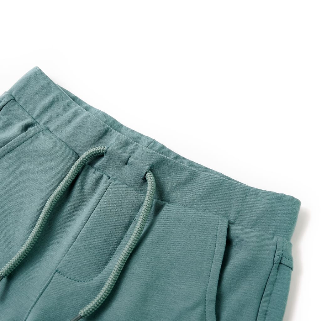 Vidaxl kindershorts met trekkoord 128 oudpetrol
