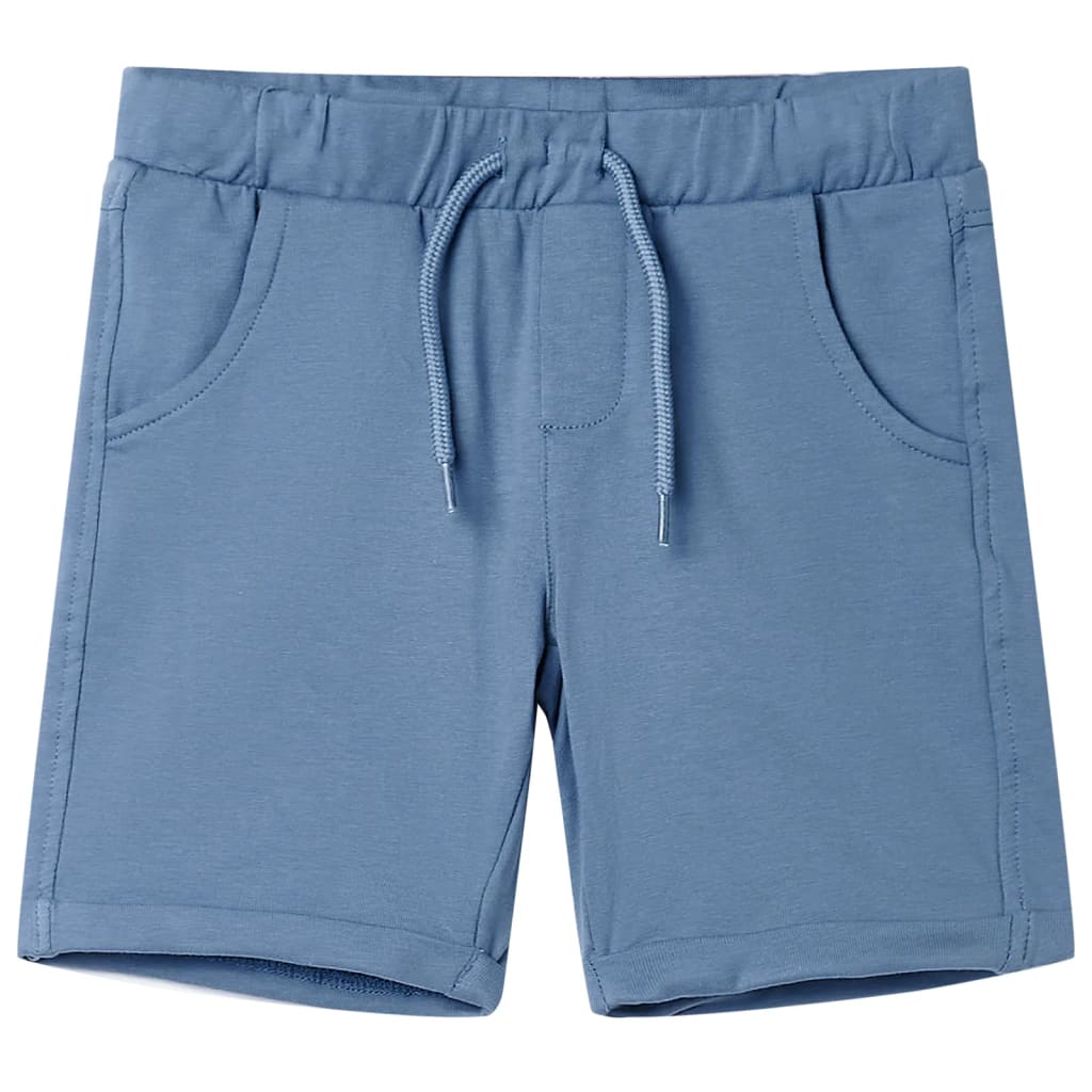 VidaXL Kindershorts met trekkoord 92 donkerblauw