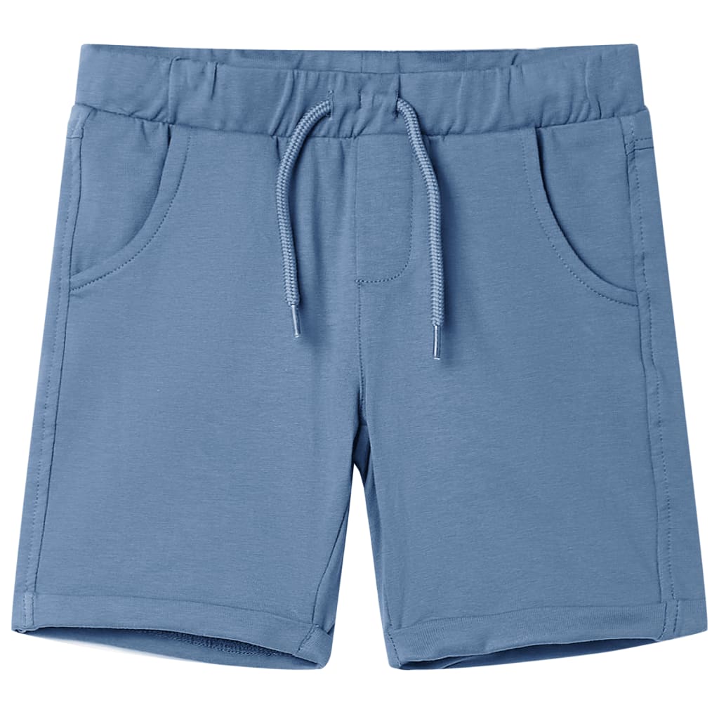 VidaXL Kindershorts met trekkoord 128 donkerblauw