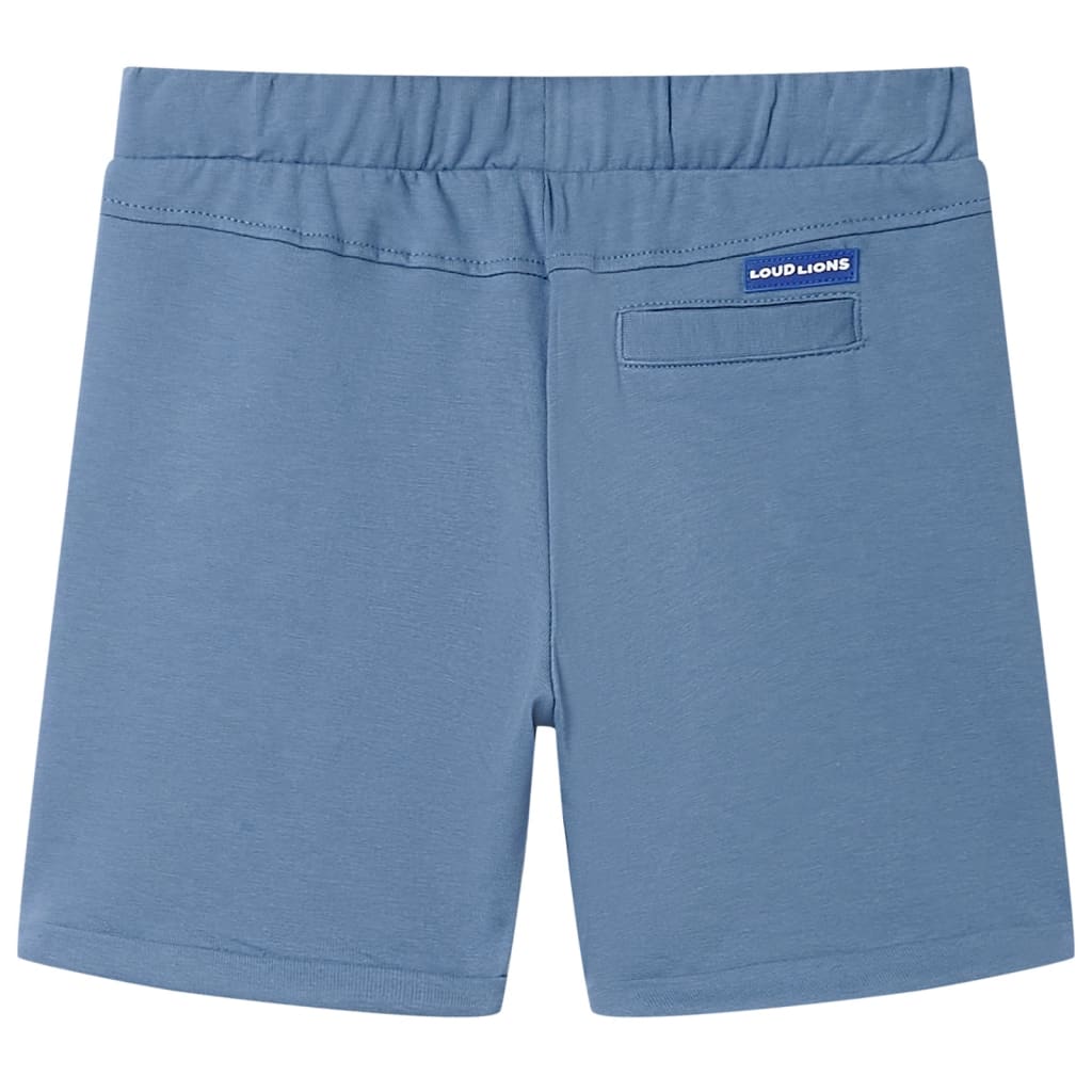 VidaXL Kindershorts met trekkoord 128 donkerblauw