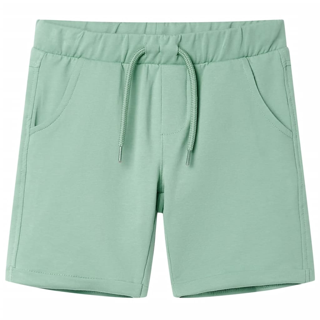 VidaXL Kindershorts met trekkoord 128 lichtkaki