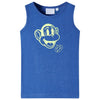Vidaxl kindertopje 92 gemêleerd blauw