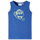 Vidaxl kindertopje 116 gemêleerd blauw