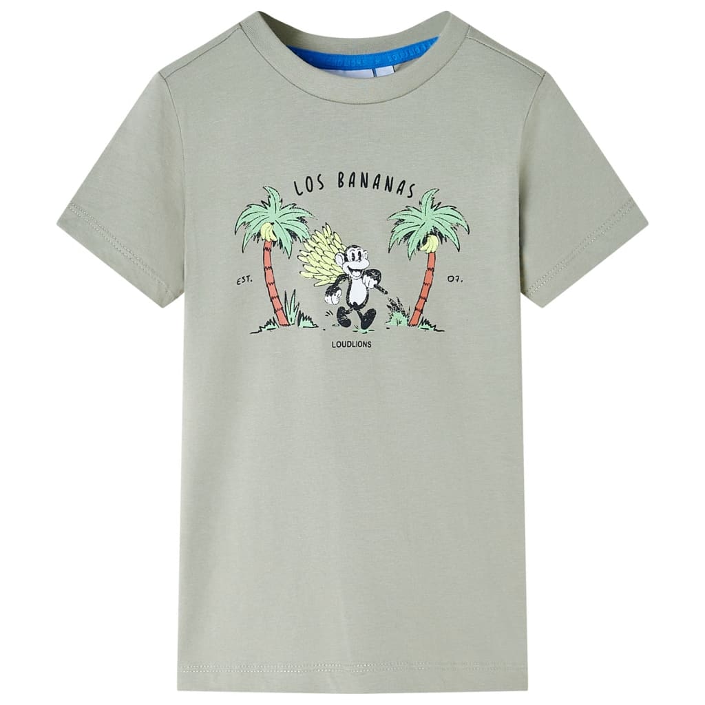 VidaXL Kindershirt 104 lichtkakikleurig