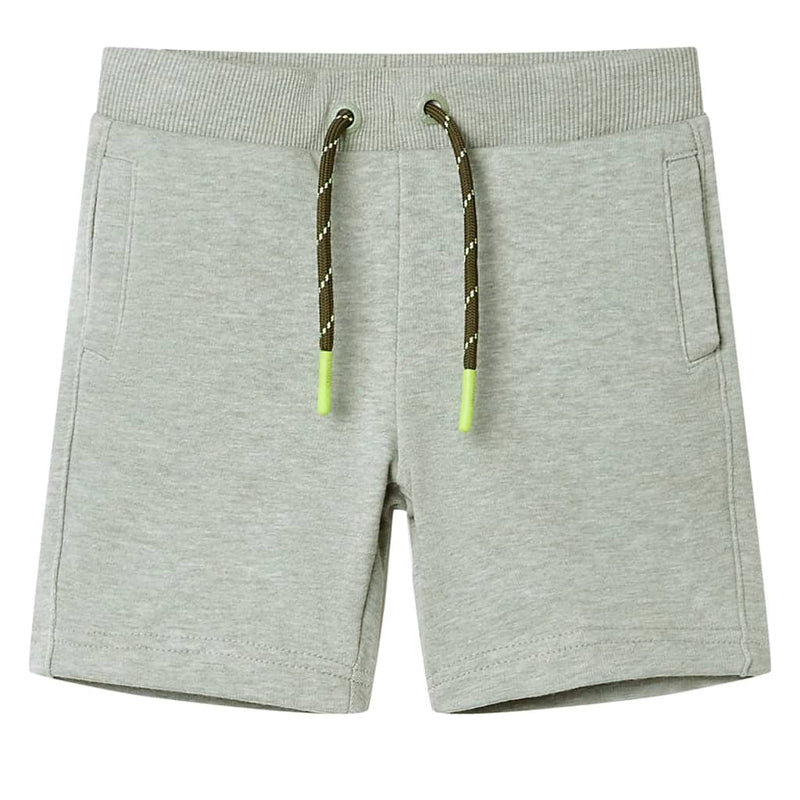 Vidaxl kindershorts met trekkoord 92 gemêleerd lichtkakikleurig