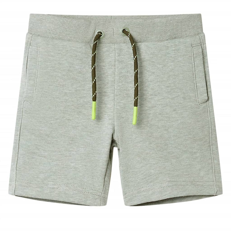 Vidaxl kindershorts met trekkoord 104 gemêleerd lichtkakikleurig