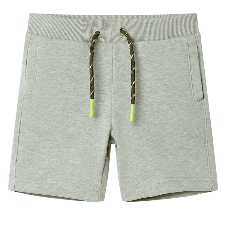 Vidaxl kindershorts met trekkoord 116 gemêleerd lichtkakikleurig