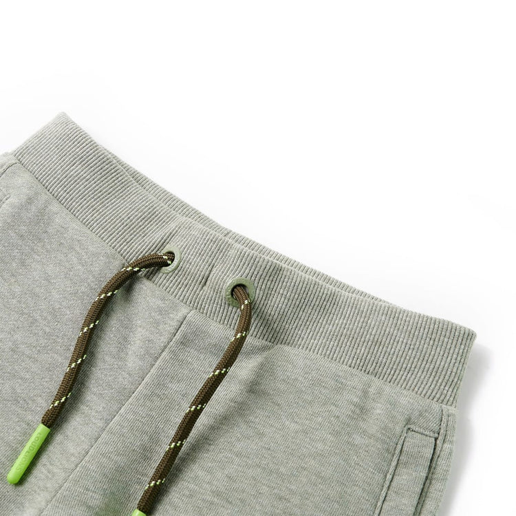 Vidaxl kindershorts met trekkoord 116 gemêleerd lichtkakikleurig