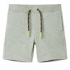 Vidaxl kindershorts met trekkoord 128 gemêleerd lichtkakikleurig