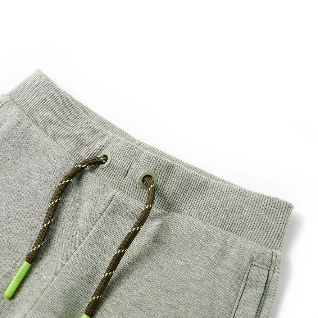 Vidaxl kindershorts met trekkoord 128 gemêleerd lichtkakikleurig