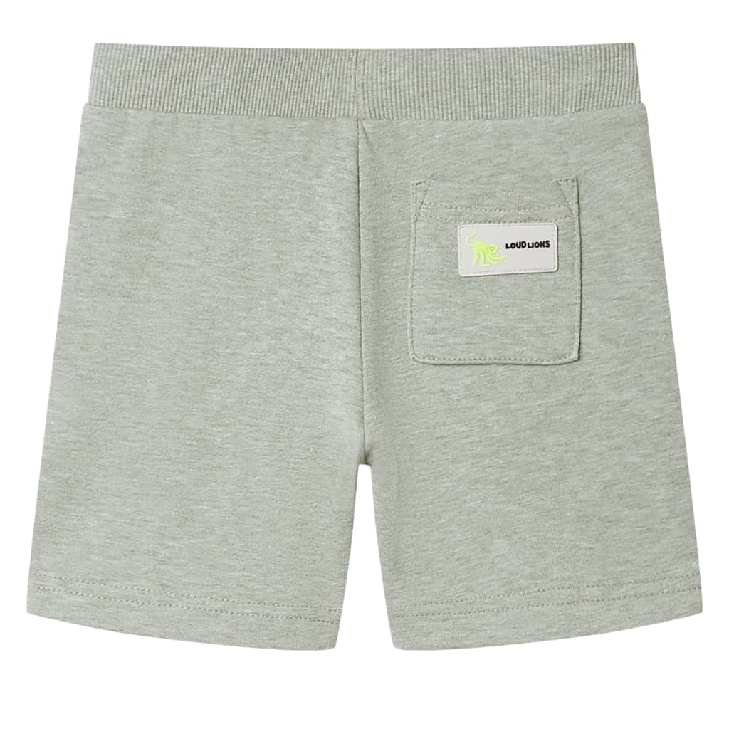 Vidaxl kindershorts met trekkoord 140 gemêleerd lichtkakikleurig