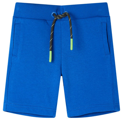 VidaXL Kindershort met trekkoord 92 blauw