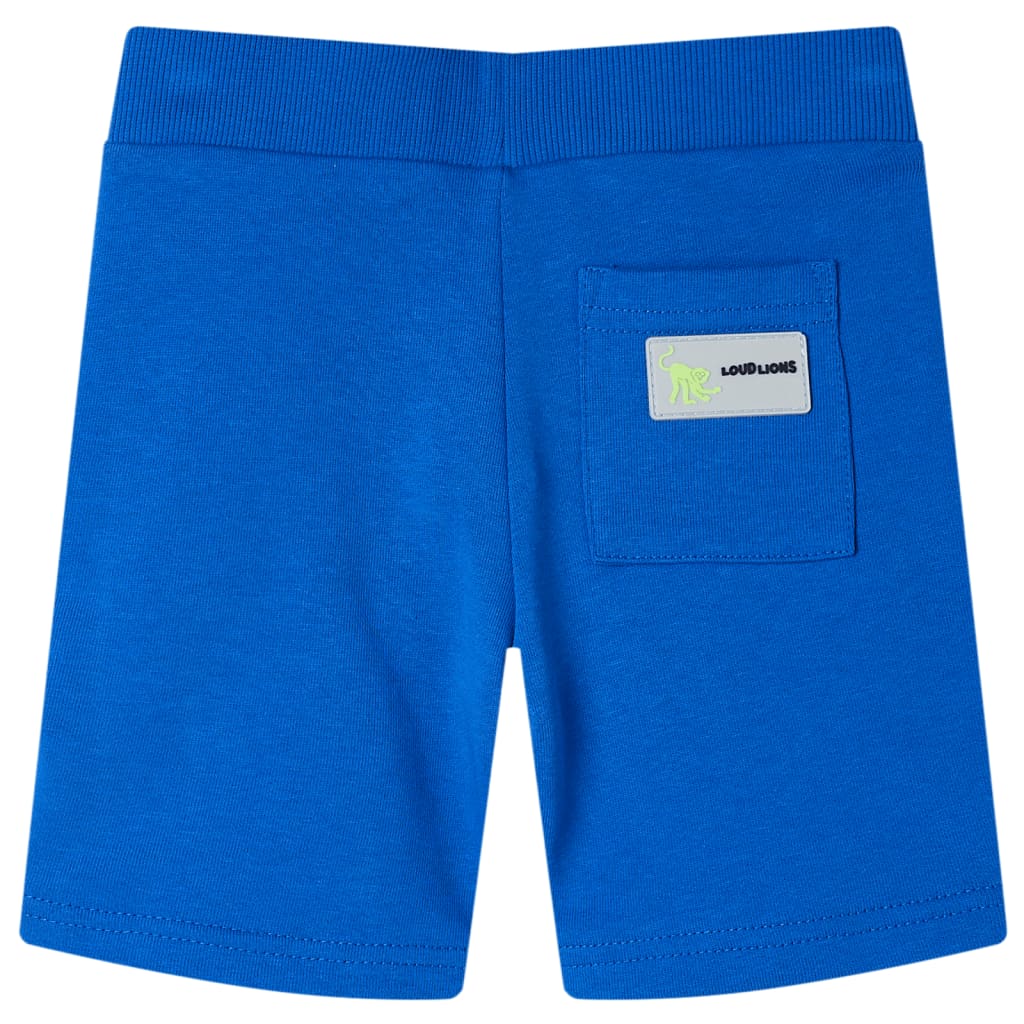 VidaXL Kindershort met trekkoord 140 blauw