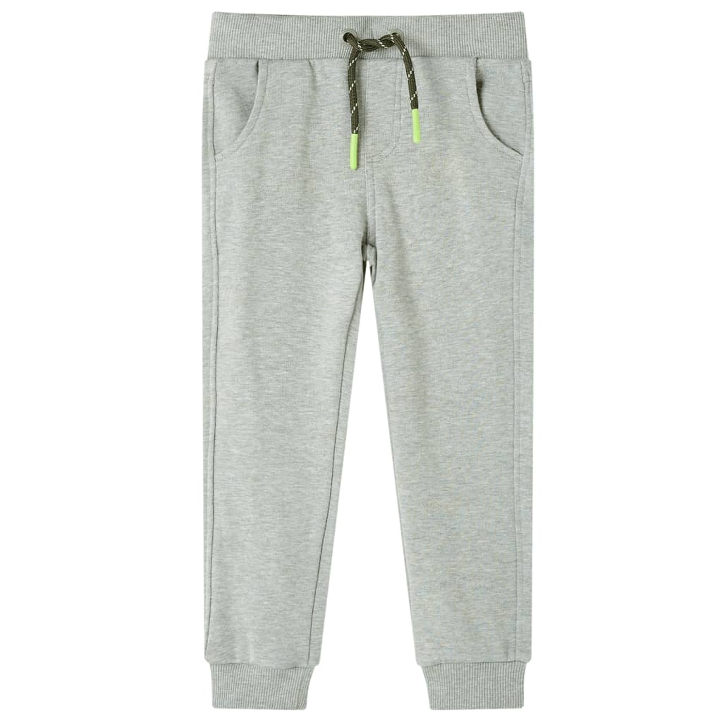 VidaXL Kinderjoggingbroek 104 lichtkaki