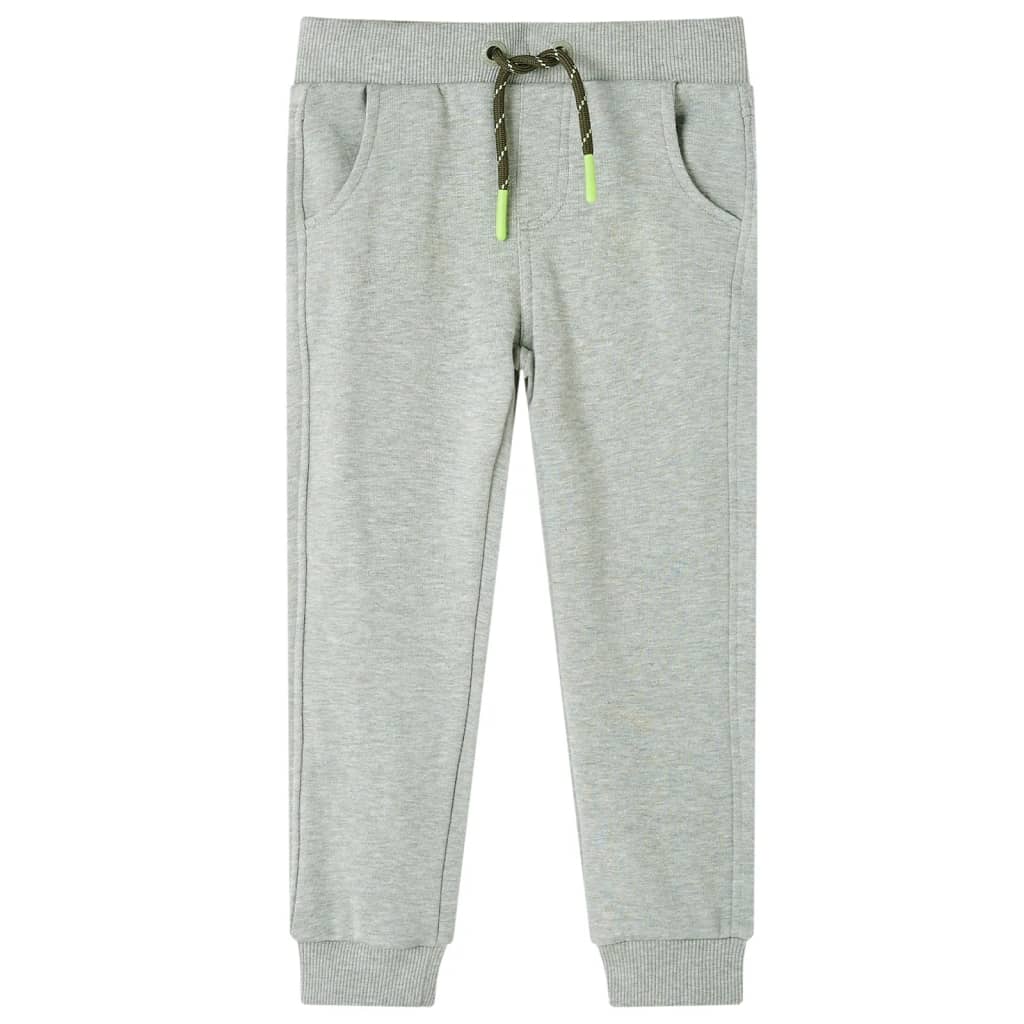 VidaXL Kinderjoggingbroek 128 lichtkaki