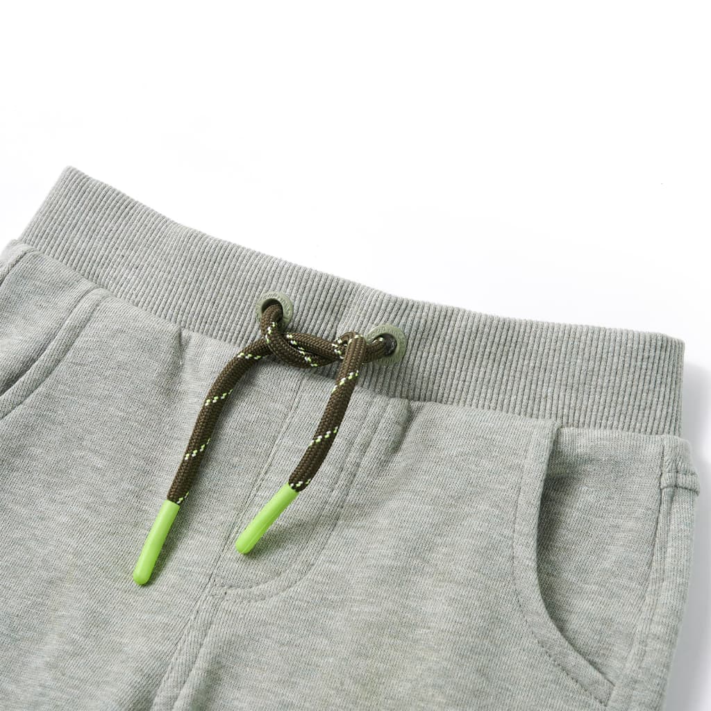 Vidaxl kinderjoggingbroek 128 lichtkaki