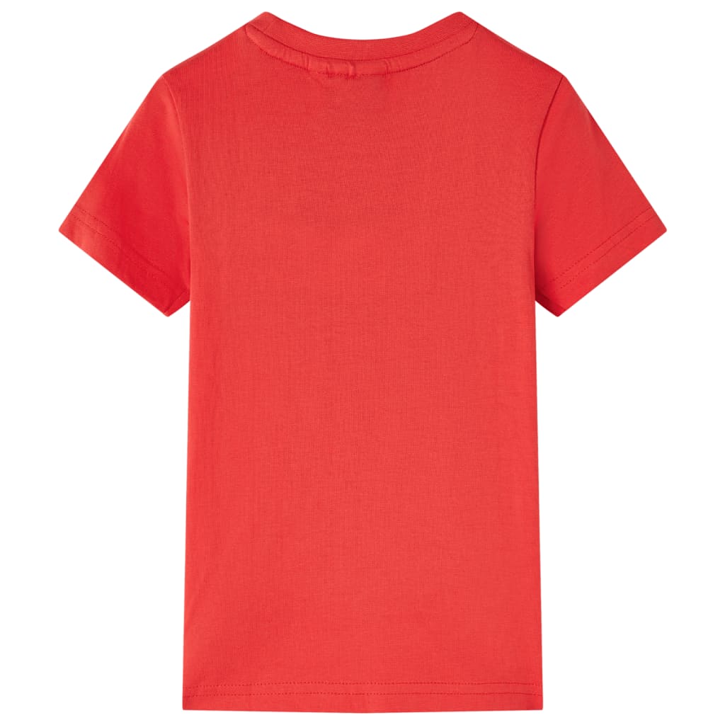 VidaXL Kindershirt 92 rood