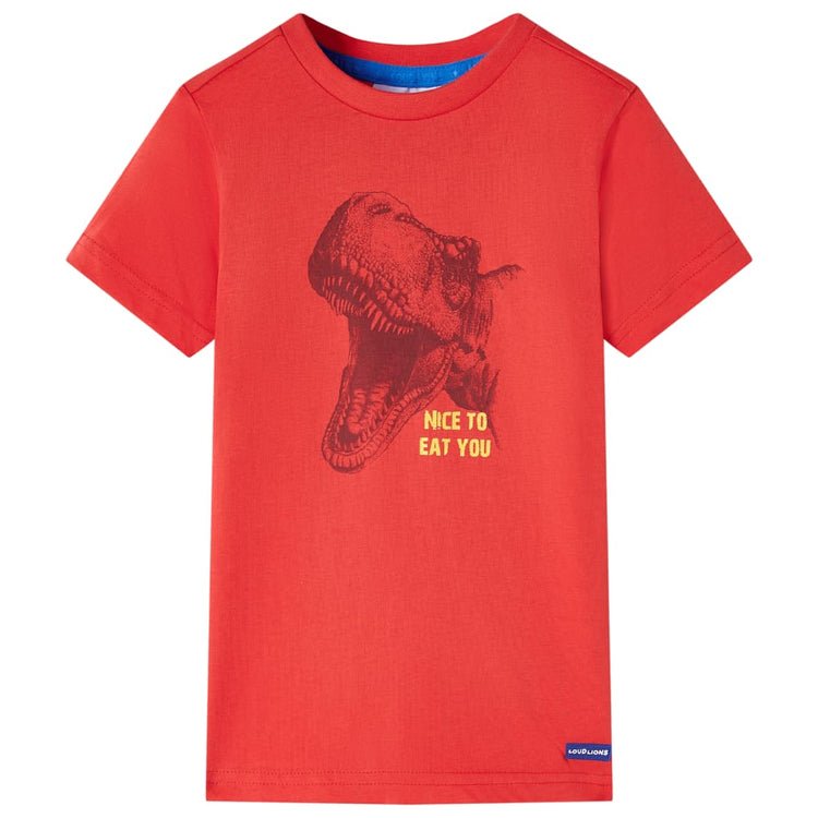 Vidaxl kindershirt 104 rood
