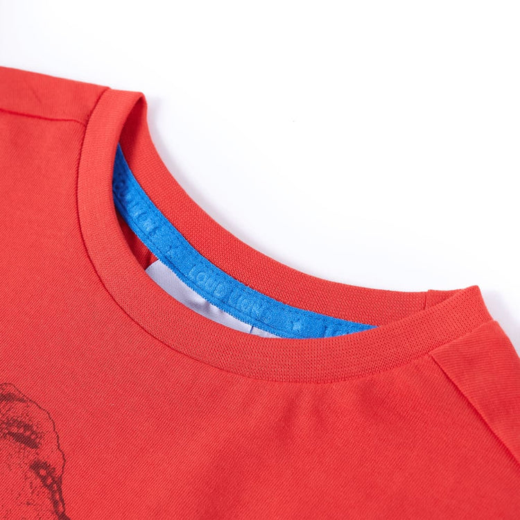 Vidaxl kindershirt 104 rood
